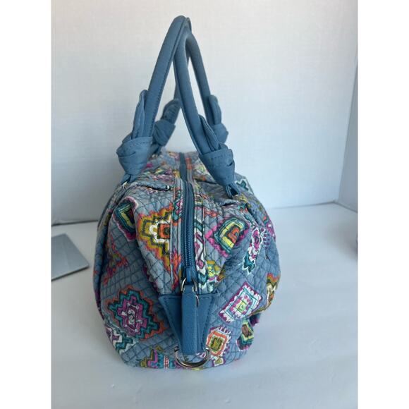 Vera Bradley Purse Hadley East West Tote In PAINTED MEDALLIONS - Picture 3 of 13